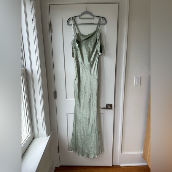 For Love And Lemons Sage Green Maxi Dress - Never Worn